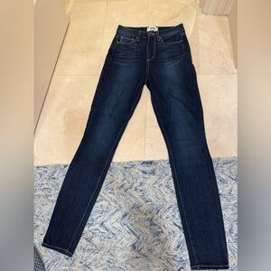 Paige Denim Margot Ultra Skinny High Rise Jeans Size 25 in Alanis Dark Blue NWOT